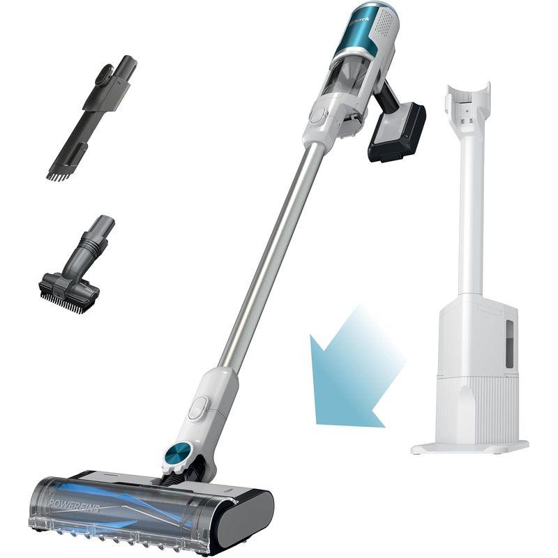 Shark Clean & Empty Cordless Stick Vacuum  Lightweight Cordless with HEPA Filter, Portable, Rechargeable, Auto-Empty System, Stick Vacuum for Pet Hair, Carpets & Hardfloor, White, BU3521