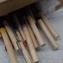 40 Pack 32 Inch Marshmallow Roasting Sticks Bulk, Smores Skewers for Fire Pit Kit, Hot Dog Camping Skewers Accessories Campfire Marshmellow Extendable Forks Bbq Tools Smores Sticks