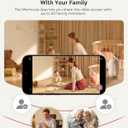Momcozy BM04 Smart WiFi Baby Monitor with 2 Cameras, 5 1080P Split Screen Video Baby Monitor with Camera and Audio, Clear Night Vision, 5000mAh Battery, 2-Way Audio