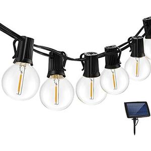 String Lights Outdoor 18Ft Waterproof Hanging Lights with 12 Shatterproof Bulbs & 4 Light Modes, Outside Backyard Lights for Patio Market Bistro Porch Cafe Decor (12)