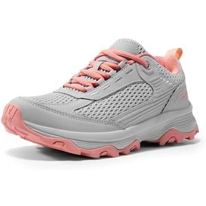 NORTIV 8 Women's Hiking Shoes Lightweight Breathable Mesh Walking Sneakers Outdoor Work Shoes 7.5