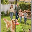 Magnetic Screen Door Mesh, Easy Install, Heavy Duty Fiberglass,Self Sealing Door Screen for Single Door Size 36 x 80 Inch, Screen Door Size 38 x 82 Inch