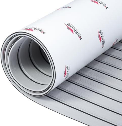 Nauticoat EVA Foam Boat Flooring 92.5''x43.3/35.4/23.6" Marine Decking Faux Teak/Camo, Marine Flooring, Non Skid Boat Foam Decking for Boat Carpet, RVs and Swim spas,Outdoor Stair treads,Cooler Pads