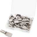 Shelf Pegs, 50 Pcs Shelf Pins, 5mm Shelf Support Pegs, Nickel Plated Cabinet Shelf Pegs Holders, Shelf Bracket Pegs for Kitchen Bookcase Shelf Shelves Cabinet Furniture Closet Shelf Pins Support