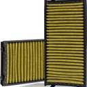 2PCS 64119248294 CF10936 Cabin Air Filter For BMW X5 2.0L L4(2016-18), 3.0L L6(2007-18), 4.4L V8(2010-18), 4.8L V8(2007-10); X6 3.0L L6(2008-19), 4.4L V8(2008-19); CUK 2941-2 64116945594 2.0 3.0 4.4 L
