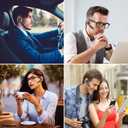 Hsility Bluetooth Headset for Work 500Hrs Standby Time with Charging Case 270 Degrees Rotatable Microphone with LED for Truck Driver Bussiness and Travel