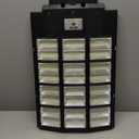 loyoele 9000W Solar Street Lights Outdoor 240000 Lumens Solar Flood Light with Remote Control & Motion Sensor, Waterproof IP66 Dusk to Dawn Solar Power Lights for Garden,Yard, Path, Parking Lot 2-Pack (Black)