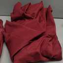 Obstal 2 Pack Fitted Table Covers for 6 Foot Tables - Water Resistant Washable Fabric Polyester Rectangle Table Cover Protector for Wedding, Banquet and Trade Shows, 72L x 30W x 30H Inches, Burgundy