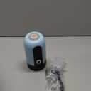 Myvision Water Dispenser for 5 Gallon Bottle, Portable USB Charging Electric Water Pump, Drinking Water Jug Pump for Home, Kitchen, Living Room, Office, Camping, Universal for 3-5 Gallon (Blue)