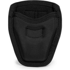 TACNEX Quick Release Handcuff Case, Fits Standard Cuffs Duty Belt Cuff Holder MOLLE Pouch Sheath for Police Law Enforcement Prison Guard (Ballistic Nylon)