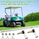 10L0L Golf Cart Tie Rod Assembly, Tie Rod & End (Left & Right) for EZGO TXT 2001-up, Shuttle Workhorse & ST Series PDS G & E, OEM 70876-G02 70902-G01 70902-G02 01069-G01 01069-G02