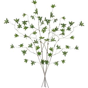 4 Pcs Faux Branches for Vase Filler Artificial Greenery Stems Plants 34.7" Fake Ficus Twig and Branches Plants for Home Office Party Wedding Shop Decoration