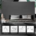 wishFIRE Black Grey Textured Peel and Stick Wallpaper 15.7"118" Contact Paper Wood Look Wall Paper Self Adhesive Waterproof Vinyl Wallpaper for Bedroom Kitchen Cabinets Countertop