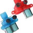 W10240949 W10240948 Cold Hot Water Inlet Valve Compatible with Whirlpool Ken-more Washing Machine - Replaces W10921515 W10921514 W11168740 W11168743 WPW10240949 WPW10240948