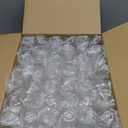 JOLLY CHEF 48 Pack Stemless Plastic Champagne Flutes 9 oz, Crystal Clear Stemless Plastic Toasting Glasses, Clear Disposable Unbreakable Drinkware Ideal for Wedding, Birthday, Party, Thanksgiving