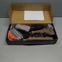 Realistic Toy Gun for Nerf Guns Darts, Foam Blaster - with Scope 100 Soft Bullets 3 Magazines, Semi-Auto Sniper Rifle Electric M416 Machine Guns for Boys 6-12 Age Kids and Adults