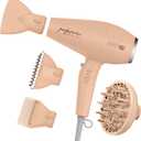 Conair Infiniti Pro Hair Dryer with Diffuser plus 3 Other Attachments | Performa Series Hair Dryer | Blow Dryer with Professional Performance Motor | Blush Pink (1 Count( Pack of 1))