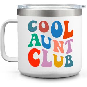 Valman Gifts for Aunt - Aunt Gifts from Niece, Nephew Aunt Birthday Gift Christmas Gifts for Aunties - 14Oz Tumbler/Mug