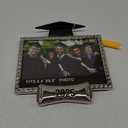 Graduation Picture Frame - 2025 Graduation Photo Frames with Bachelor Cap and Tassel, Graduation Gifts for Her Him College Keepsake Tabletop Display (Fit 4.4x6.5 Photos)