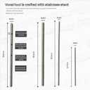 Sound Straw Vocal Training Healing Aid Singing, Vocal Trainer for Singing,Better Voice, Singing Equipment for Warm ups,Straw