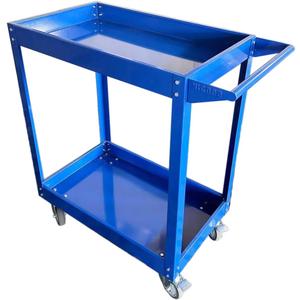 Heavy Duty Service Utility Cart,2 Shelf Steel, 800-Pound Capacity, 35.6 x 18.1x38-Inch