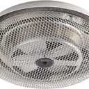 Broan-NuTone 157 Low-Profile Fan-Forced Ceiling Heater, Enclosed Sheath Element for Bathroom, Kitchen, and Home, Standard, Satin Aluminum