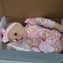 Baby Dolls, 17 Inches Large Realistic Baby Doll with Cute Soft Body, Real Life Baby Dolls Girl, with Bottles & Pacifier, Diapers and Bibs, Gift Idea for Ages 3+