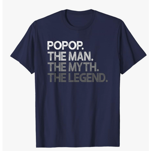 Popop Man The Myth Legend T-Shirt, XL
