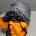 Motorcycle Cover Waterproof for Harley for Ultra Classic Davidson, Large for Street Glide for Electra for Touring FLHTCU for Road King for GL for Honda for Goldwing Outdoor Weather (Black Orange)