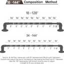 Bronze Curtain Rods 18 to 144 Inch, Industrial Curtain Rods,Adjustable Length,1 in Diameter Pipe,Wall or Ceiling Mounted,for Bedroom and Living Room(Antique Red Bronze 18 to 144)