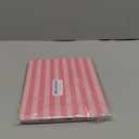 TopPerfekt Case for iPad 11th (A16) 11-inch 2025/10th Generation 10.9-inch 2022, Stripes [Auto Wake/Sleep] with Pencil Holder Trifold Stand Smart Cover with Soft TPU Back, Supports Touch ID - Pink