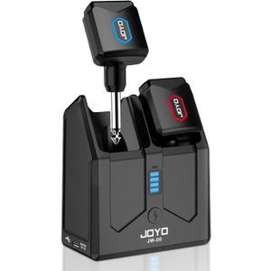 5.8Ghz Wireless Guitar Transmitter Receiver Guitar System with Charging Box for Electric Guitar Bass 4 Audio Channels (JW-06)