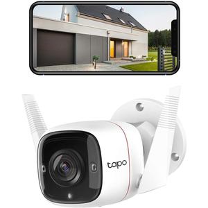 Tapo TP-Link 2K Security Camera Outdoor Wired, IP66 Weatherproof, Motion/Person Detection, Built-in Siren w/Night Vision, Cloud/SD Card Storage, 2-Way Audio, Works w/Alexa & Google Home C310