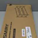 Smiry Bamboo Shoe Rack, 3 Tier Shoe Organizer for Entryway & Closet, Stackable Free Standing Storage Shelf for Shoes, Bags & Plants, Natural