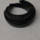 HESTYA 20 Pcs 1 Inch Black Plastic Headbands for Women Plain Craft Hairband with Teeth DIY Hair Accessories Headwear for Graduation Halloween Christmas