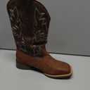 SheSole Extra Wide Calf Cowboy Boots for Women | Two-Tone Cowgirl Boots with Roomy Square Toe, Removable Cushion Insoles for Comfort | Hidden Stretch Wstern Boots for Fuller Calves, Size 38