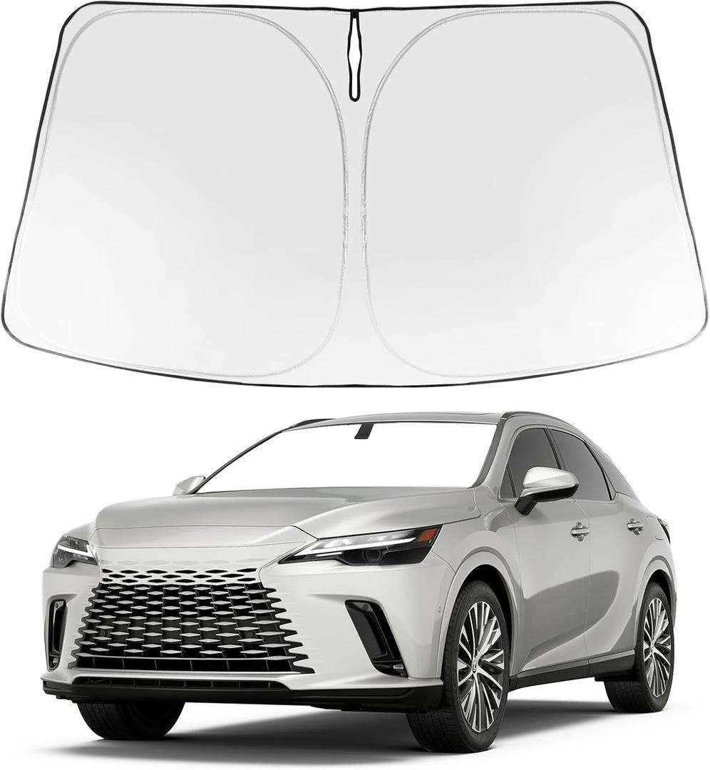 Proadsy Windshield Sun Shade for RX 2026 2025 2024 2023 Foldable Front Sunshade Protector Sun Visor Blocks UV Rays Keep Car Cooler Accessories