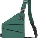 WANDER PLUS Anti Theft Crossbody Bag, Shoulder Bag Anti-theft Design for Travel, Sport, Work