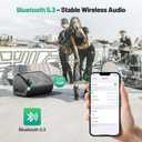 MELONARE MB-1 Wireless XLR Bluetooth Receiver, 15-Hour Battery Life, BT 5.3, High-Fidelity Audio, Mono/Stereo Mode, 150ft Range, Bluetooth Adapter for Speakers, PA Systems, Mixers, DJ Equipment