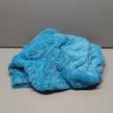 (Cover only, No Filler) Giant Fur Bean Bag Chair Cover for Kids Adults, Living Room Furniture Big Round Soft Fluffy Faux Fur Beanbag Lazy Sofa Bed Cover (Peacock Blue, 5FT)