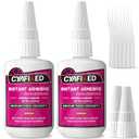 Super Glue Kit 4 oz All Purpose CA Glue with Anti-Clog Cap & Microtips for Woodworking, 3D Printing, Ceramic - Strong Fast Medium-Thick Cyanoacrylate Adhesive for Wood, Aquarium, Model, Glass, Craft