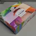 4pcs Set 50s 60s Rock Legend Wig for Men Singer Rocker Costume Wig for Cosplay Halloween Party (Natural Black)