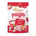 Happy Baby Organics Yogis Freeze-Dried Yogurt & Fruit Snack, Strawberry, 1 Ounce (Pack of 1), BBD: JULY 18, 2026
