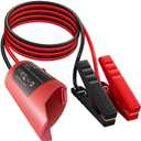 Jumper Cable Clamps Compatible with Mil.waukee 12V Battery, Silicone wire 2FT 8AWG Cable,12V Battery Jumper Starter for Cars Light Trucks Car Jump Starting Using Tool