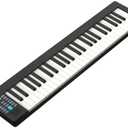 Keyboard Piano 49 Keys Portable Electric Piano With Bluetooth MIDI Touch Sensitive With Storage Bag, Sustain Pedal For Beginner Adults