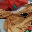 4FT Christmas Inflatable Blow up Christmas Dog is Holding a Sign That Reads Merry Christmas Decoration with LED Light Indoor Outdoor Yard Graden Yard Party Holiday Decor