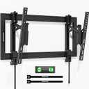 monTEK Heavy Duty Tilting TV Wall Mount Barckt for 3790" TVs up to 200 lbs Low Profile, Universal Fit, Tilt & Swivel Adjustment, 6.8" Extension, Fits 16"/18"/24" Studs, Max VESA 600x400mm