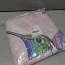 Palm Tree Hawaii Beach Round Fitted Tablecloth Elastic Edged Plastic Table Cover Coconut Palm Waterproof Wipeable Table Cloth Tablecloth Fits Tables up to 45"-56"