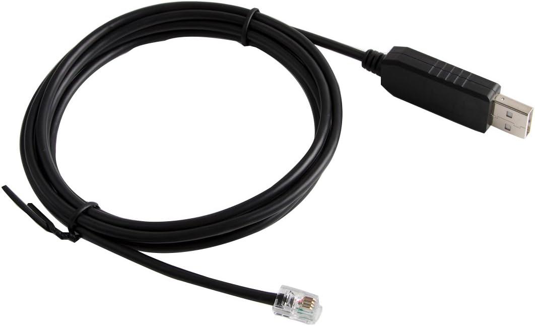 USB to RJ9 Cable for Celestron NexStar Telescope Console Upgrade Cable (Length: 6feet/180cm)