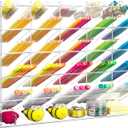 BEYGORM Acrylic Vertical Marker Organizer for 310 Markers with 26 Compartments, Clear Angled Pen & Pencil Holder, Large Desk Stationery & Art Supply Storage for Office & School (14.9 x 12.4 x 4 Inch)